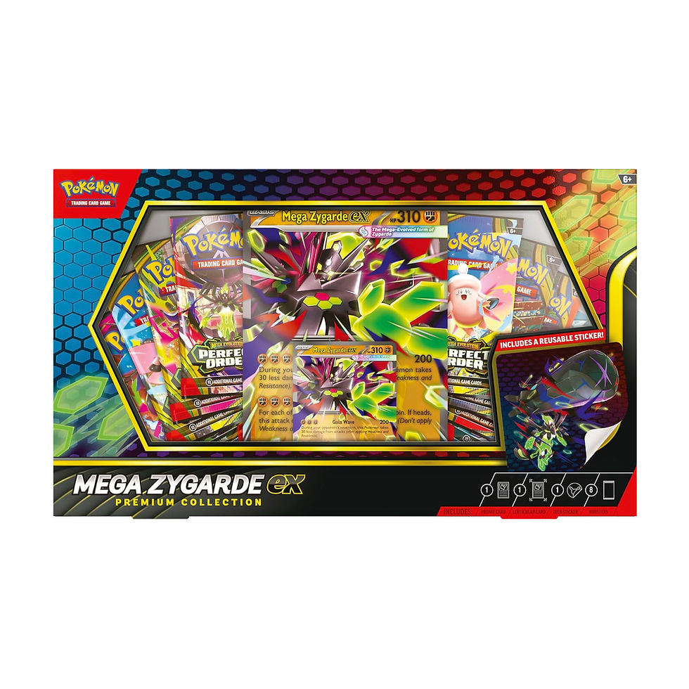 Thumbnail: Pokemon: Mega Zygarde EX Premium Collection Front