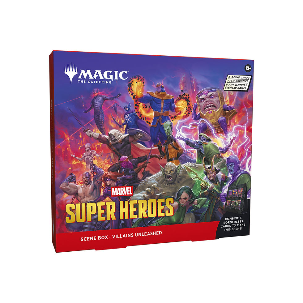 Magic The Gathering: Marvel Super Heroes Scene Box Villains Unleashed Left
