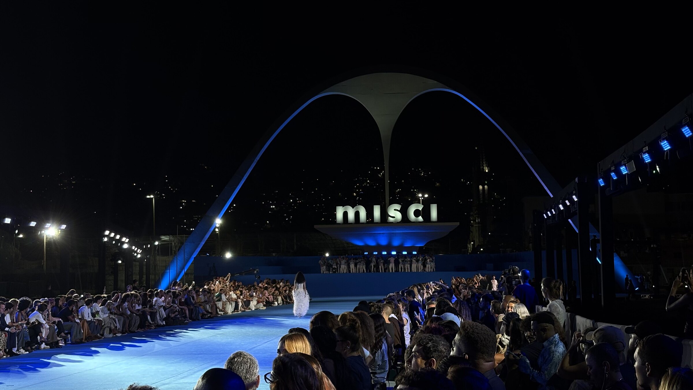 Passarela em um projeto de moda e cultura