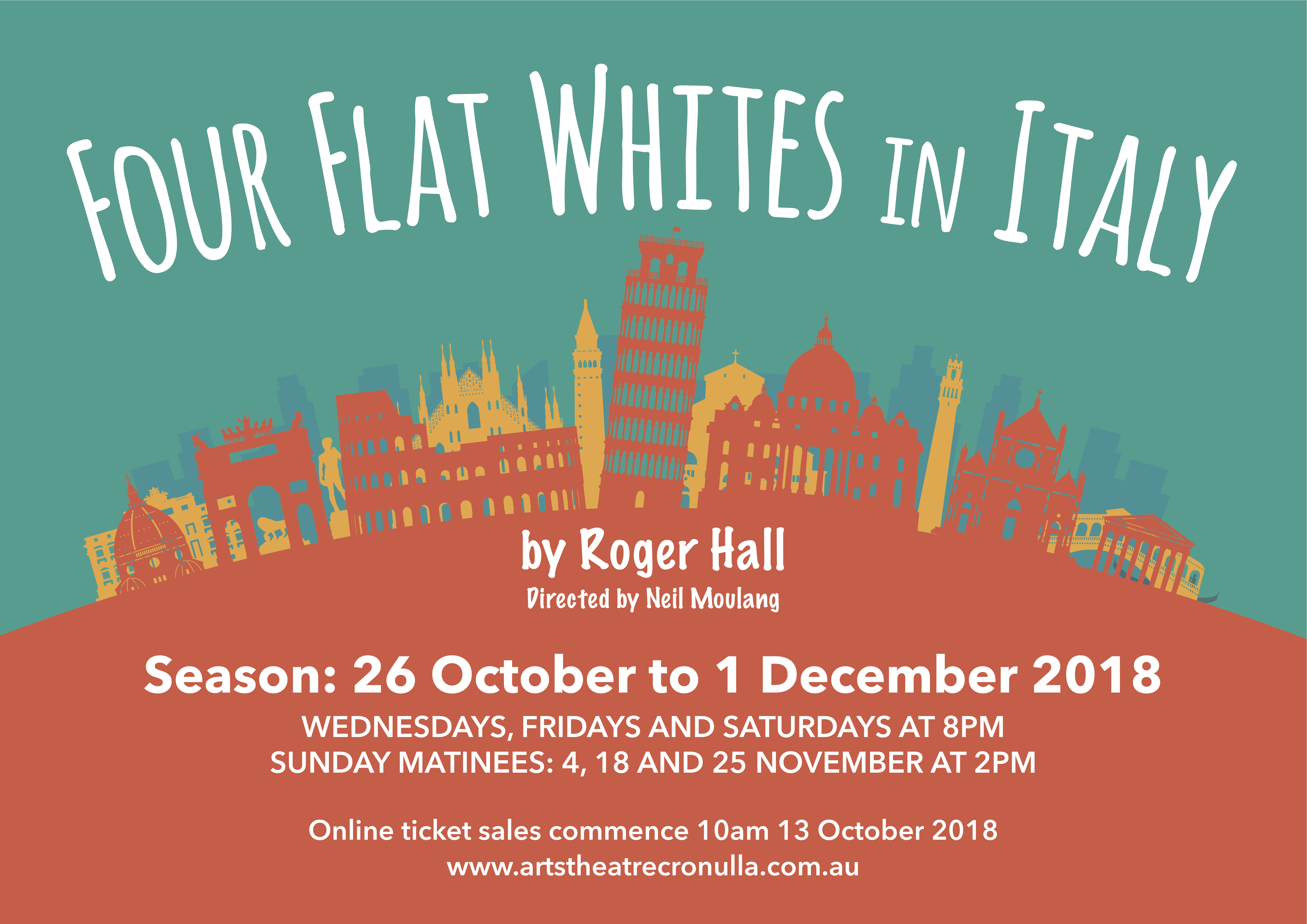 Four Flat Whites In Italy