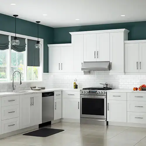 kitchen cabinets, shaker style, shaker cabinets, white kitchen, kitchen remodel, kitchen, kitchen design, interior design, interior designer, home depot