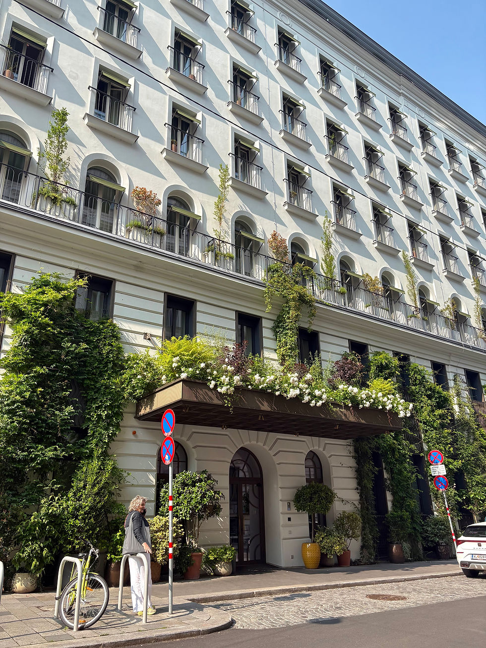 A grand entrance for a grand stay!