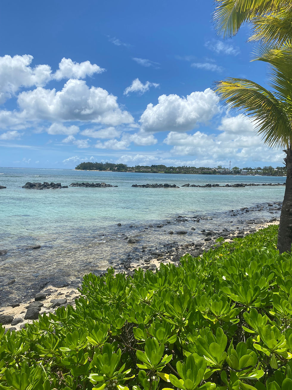 Ombre waters of the Indian Ocean.