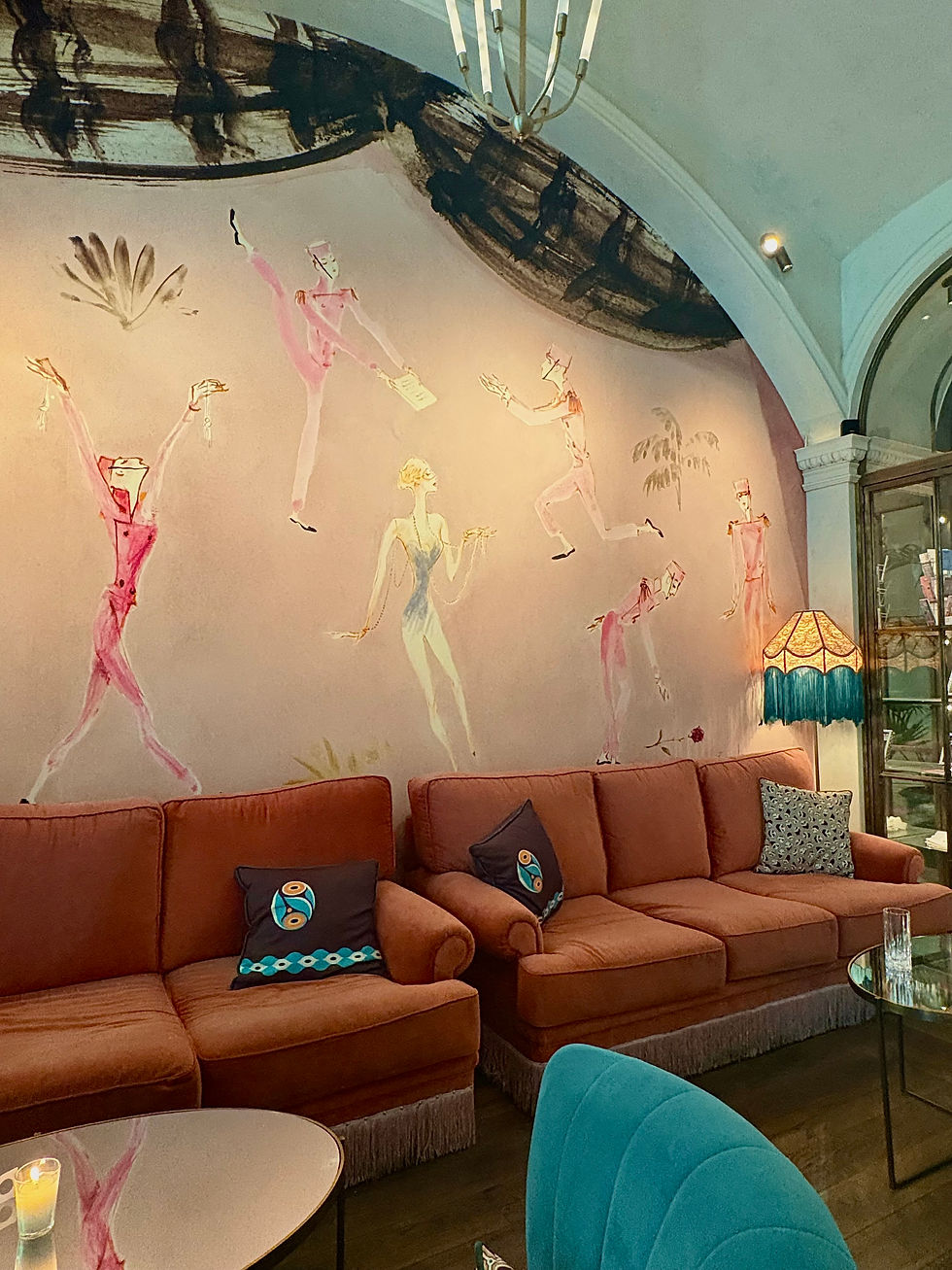 The lobby, also known as the chicest of all guest check-ins.