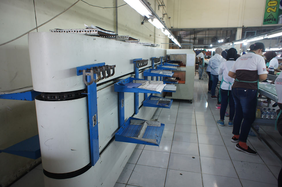 conveyer drying machine for edge painting
