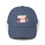 Thumbnail: Sweet Life Distressed Cap — Cute Cat Candy Graphic Hat