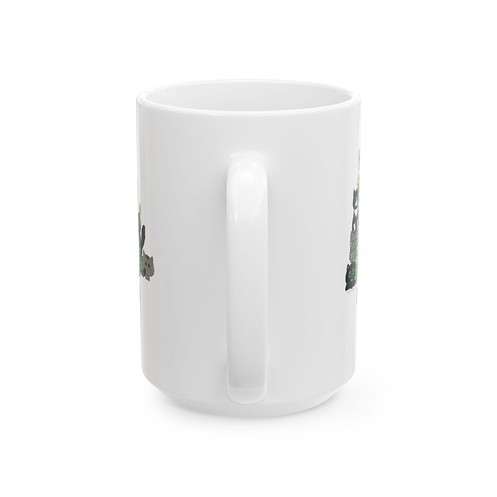 Thumbnail: Cat Lover's Mother's Day Ceramic Mug - Cute Kittens Design (11oz & 15oz)