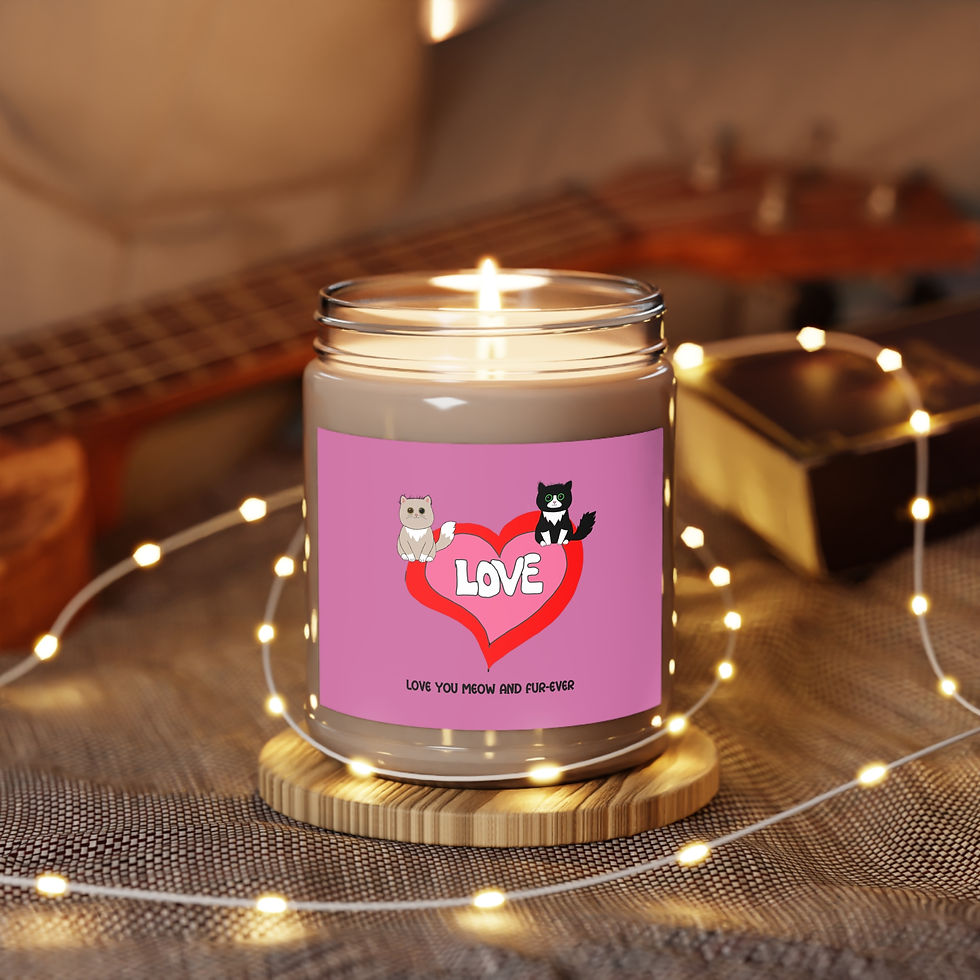 Thumbnail: Love You Meow and Fur-Ever Scented Candle - 9oz