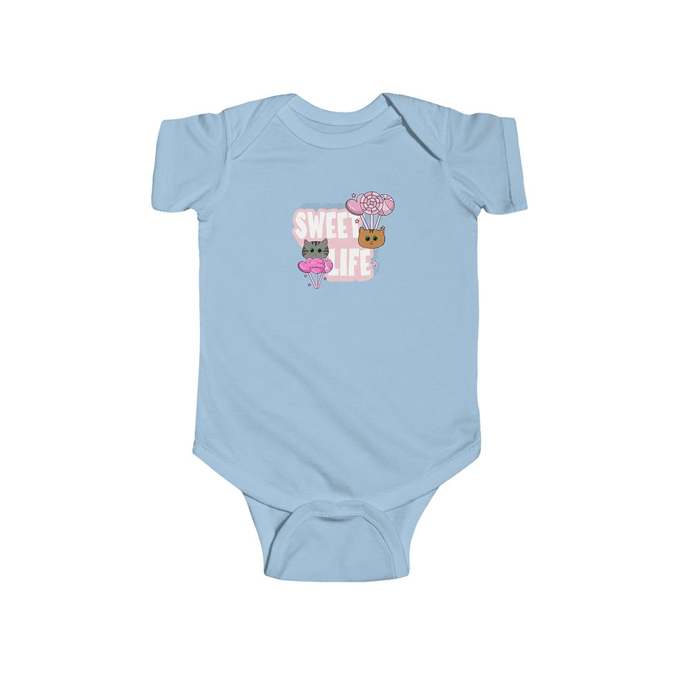 Thumbnail: Sweet Life Infant Bodysuit — Cute Dessert Graphic Baby Onesie