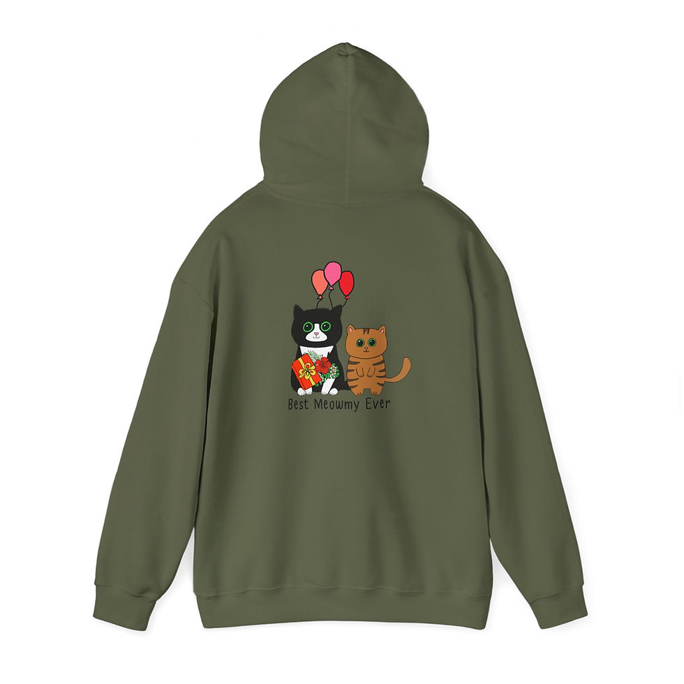Thumbnail: Best Meowmy Ever Hoodie - Cat Mom Celebration