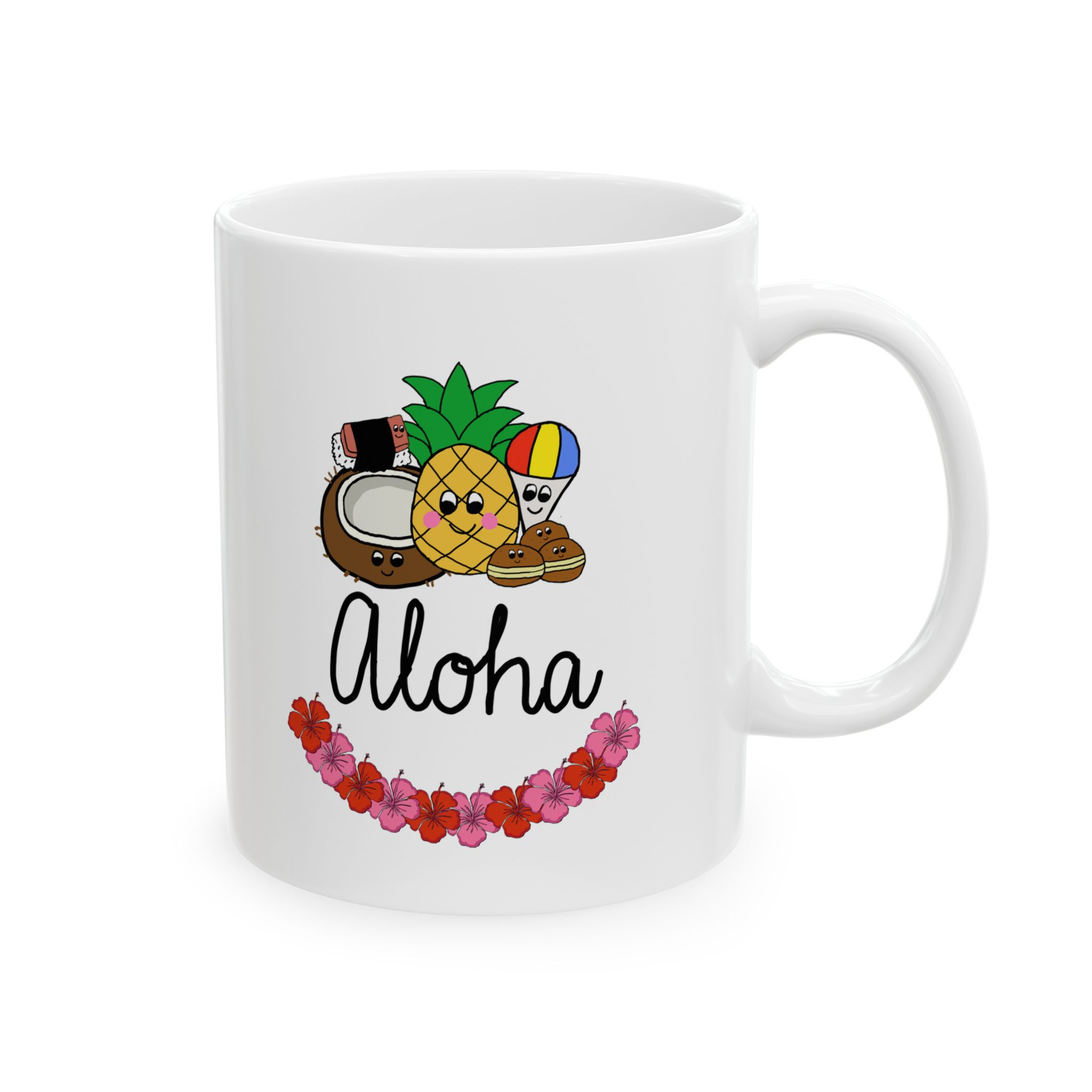 Aloha With A Smile Ceramic Mug
