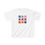 Thumbnail: Kids Tee — Colorful Cartoon Pets Grid Graphic Shirt
