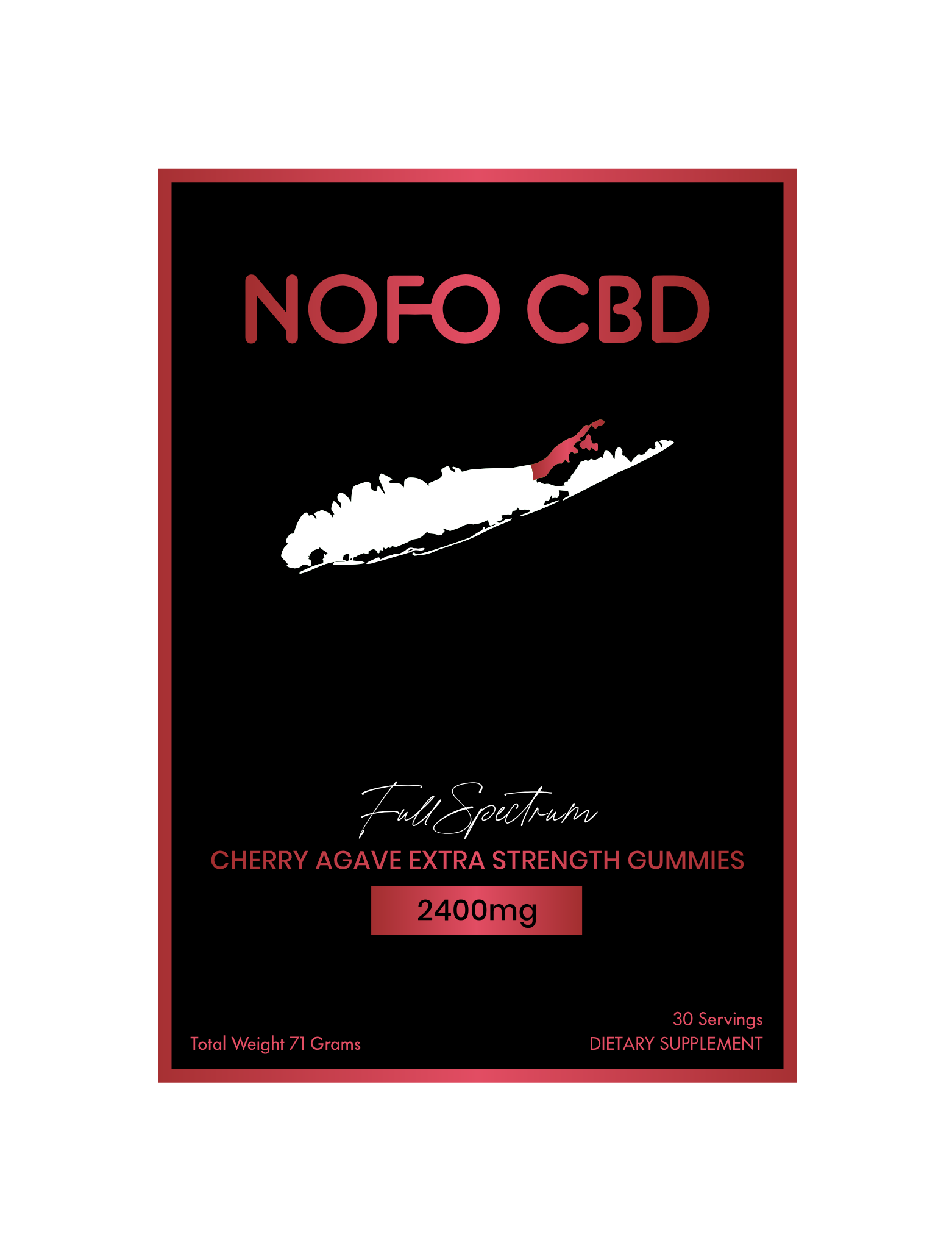 Extra Strength Cherry Agave CBD Gummies