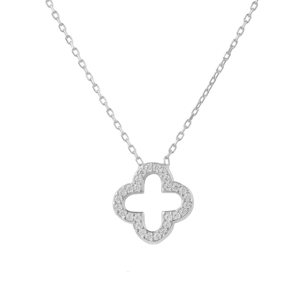 Thumbnail: Open Clover Necklace