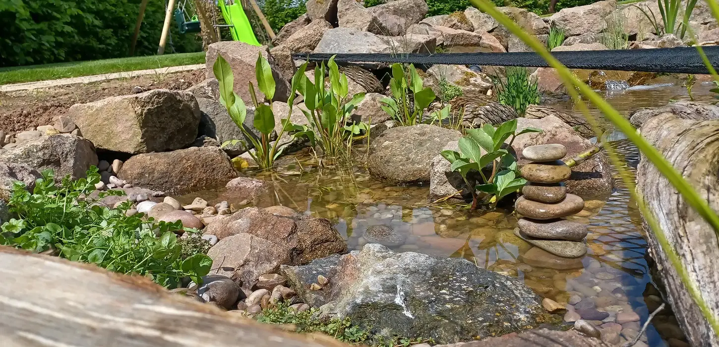 Pond with Mini Waterfall (5x4m)