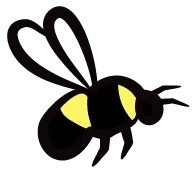 Inked Illustration Bee