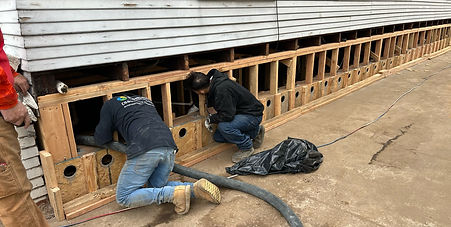 Completing a foundation replacement