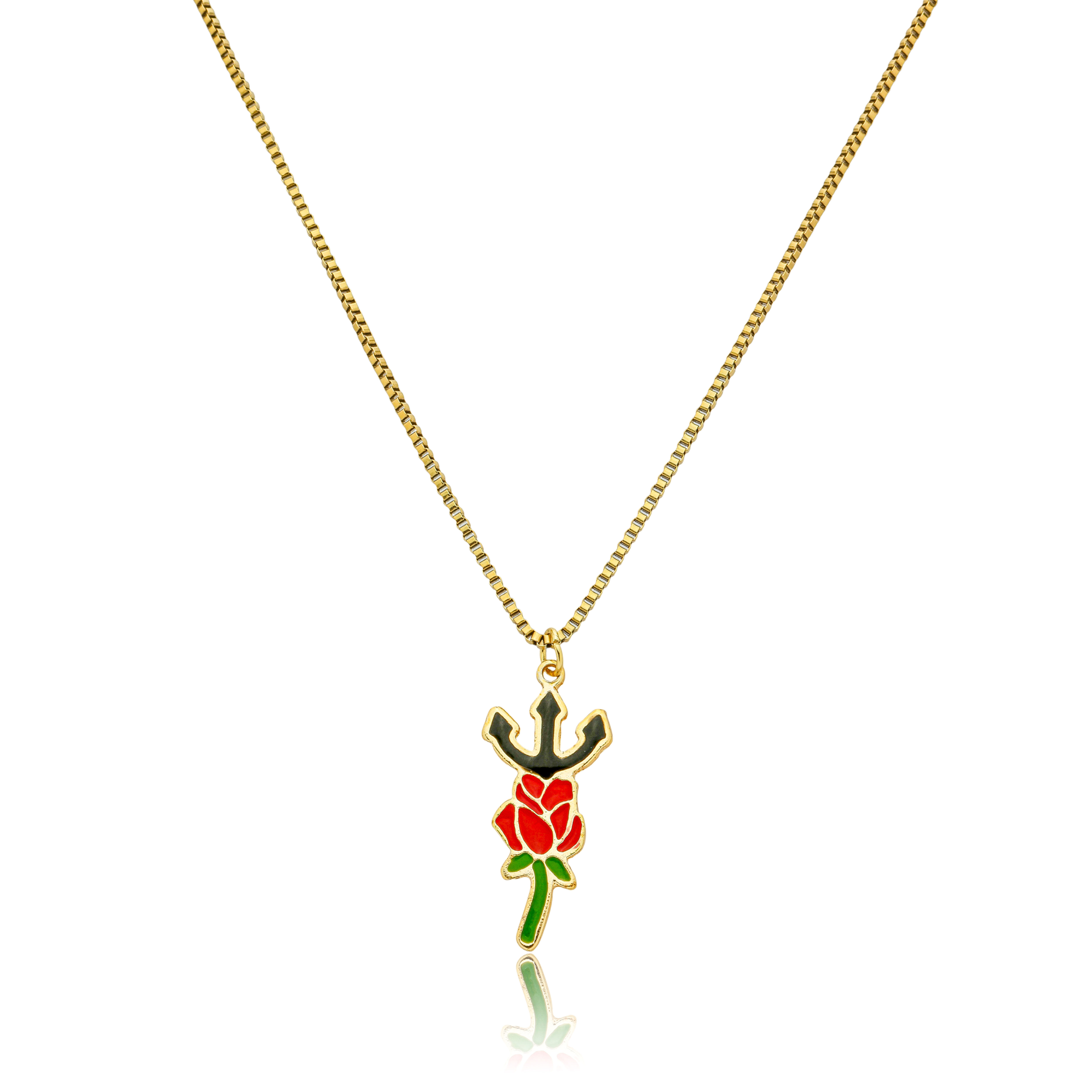 Corrente Pombagira - Banho Ouro 18K