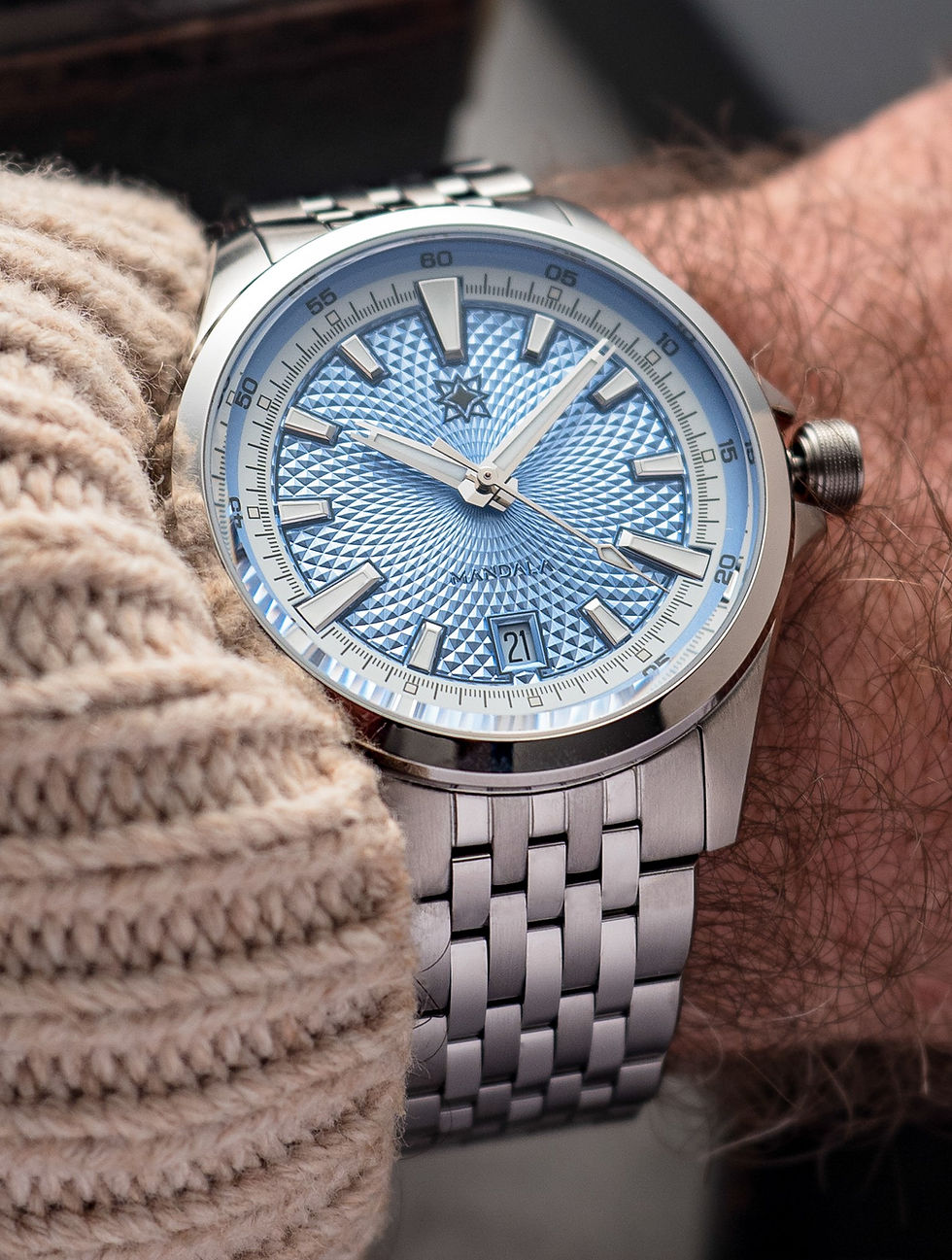 Thumbnail: Second Hour Mandala Mk3 Silver Blue