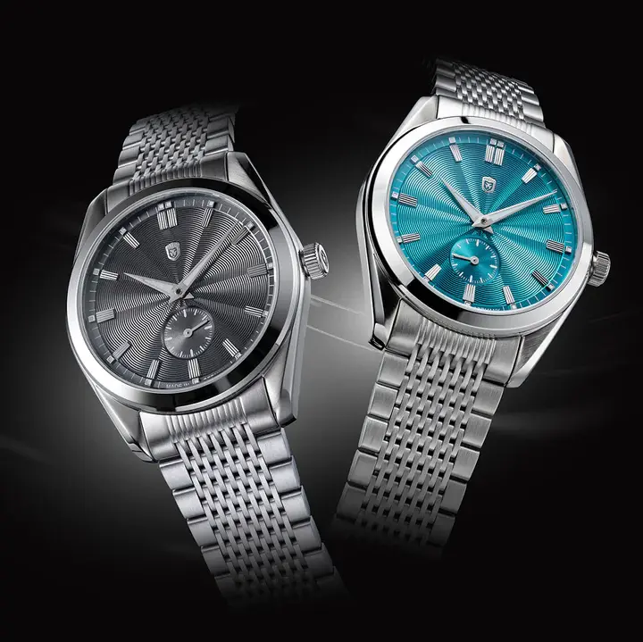 Thumbnail: Heinrich Radiance Guilloche Wave Grey