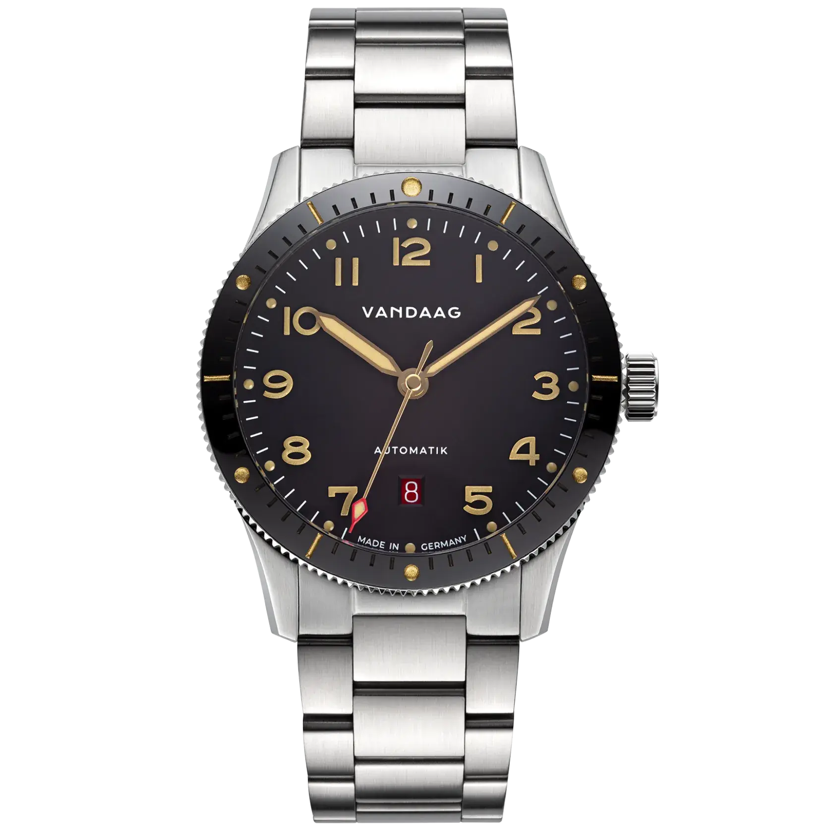 Klaar Gold Kraft Black Dial