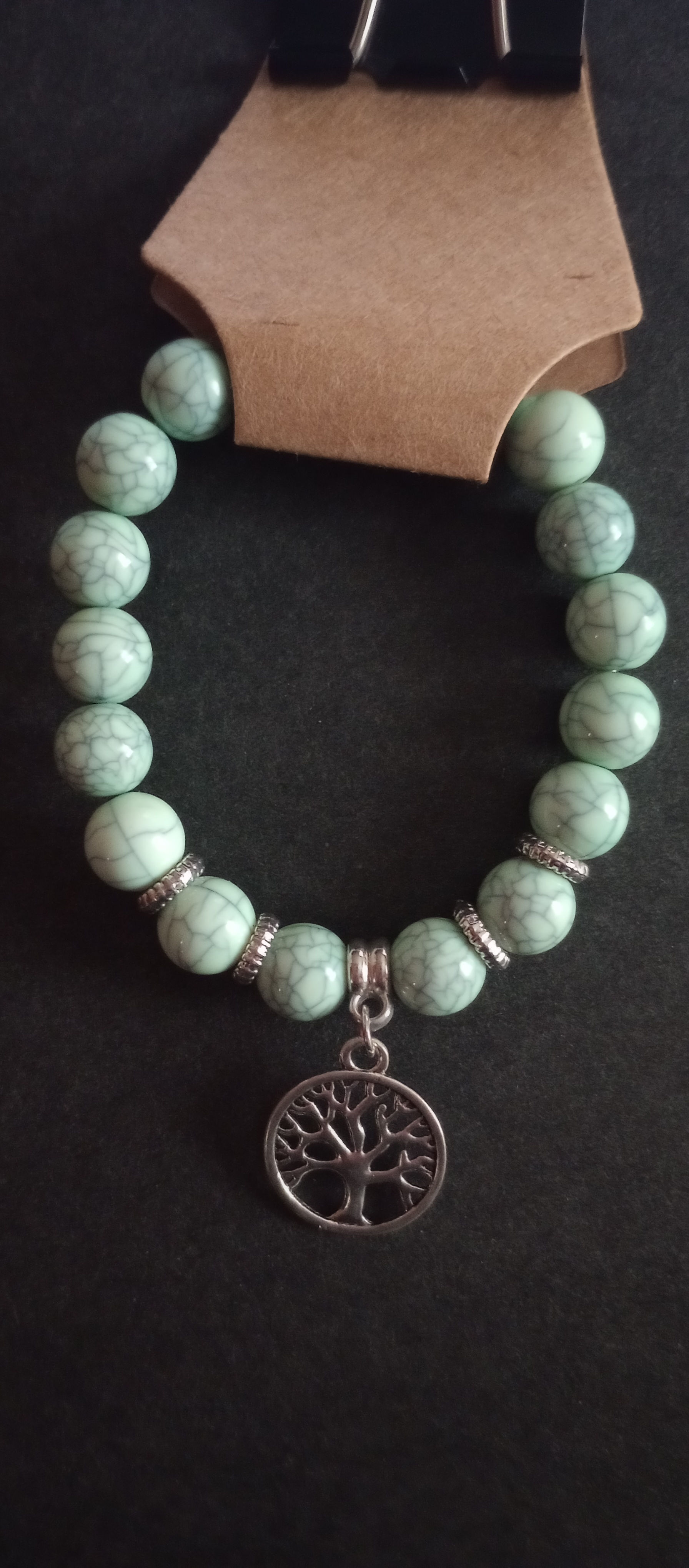Green Tree of Life Bracelet