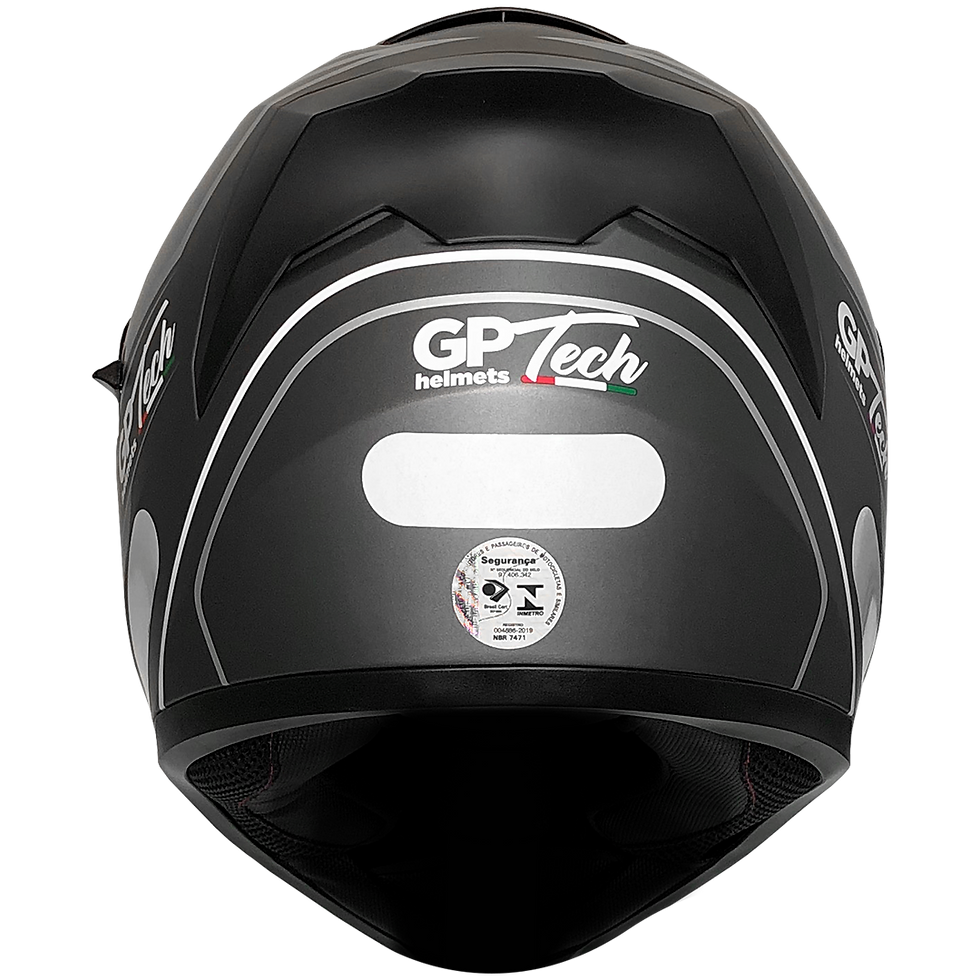 Miniatura: Capacete GP Tech V128 Faster Titanium | Cinza
