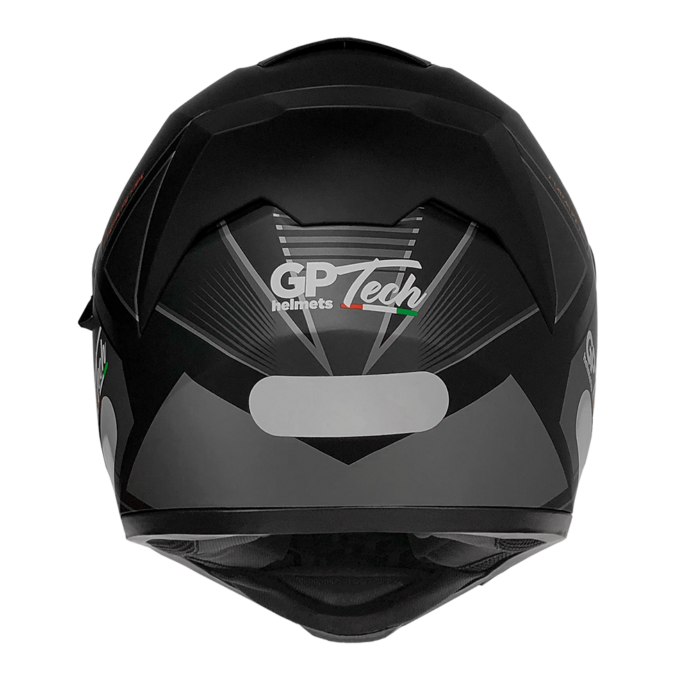 Miniatura: Capacete GP Tech V128 - Rapid V2 Fosco | Preto Titanium