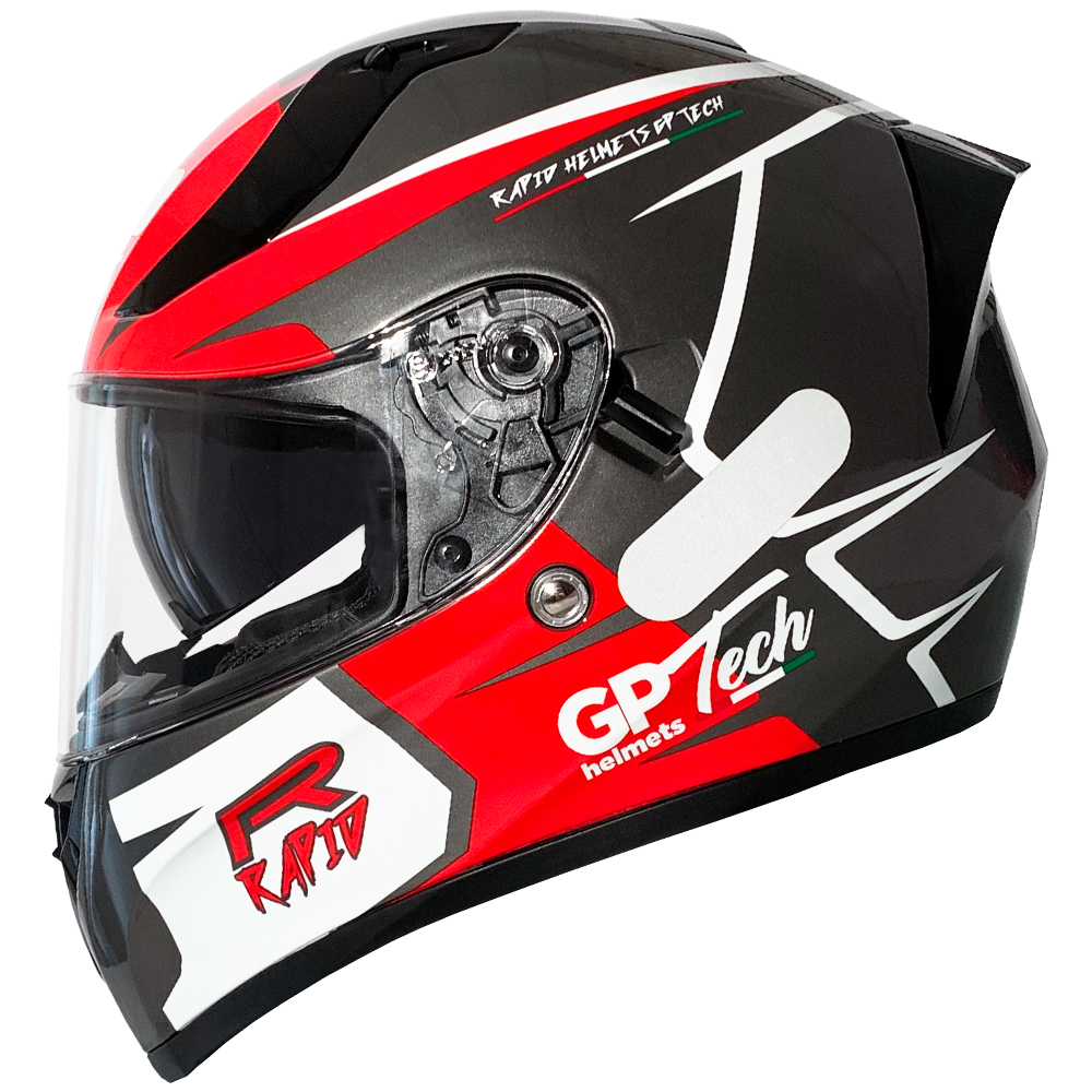 Capacete GP TECH V128 Rapid SV | Titanium