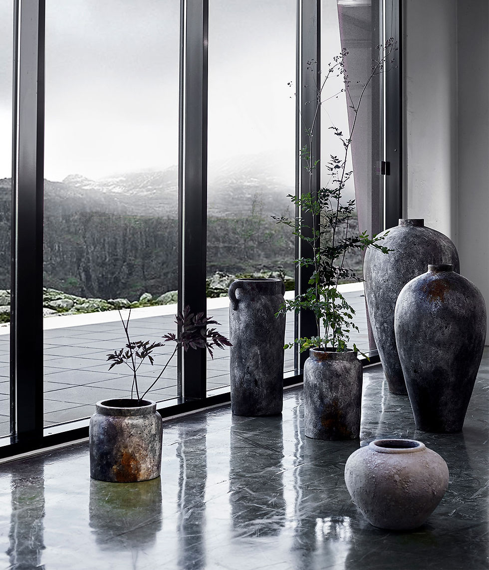 Miniatiūra: Rankų Darbo Stilingos Vazos