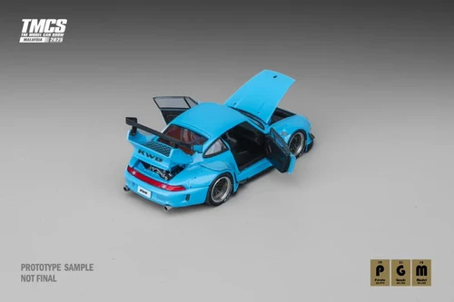 PGM 1/64 ポルシェ RWB 993 フル開閉モデル ブルー 限定 PGM 1/64 ポルシェ RWB 993 フル開閉モデル ブルー 限定 PGM 1/64