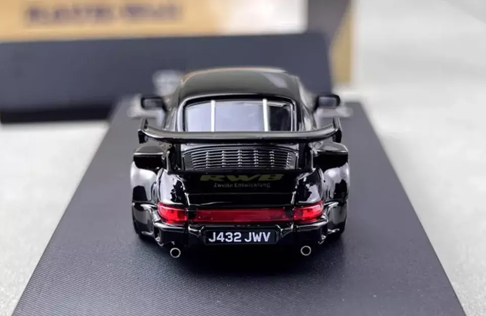Thumbnail: PORSCHE RWB 964 GLOSS BLACK ROKWEILER 1/64 SCALE DIECAST CAR BY STAR MODEL