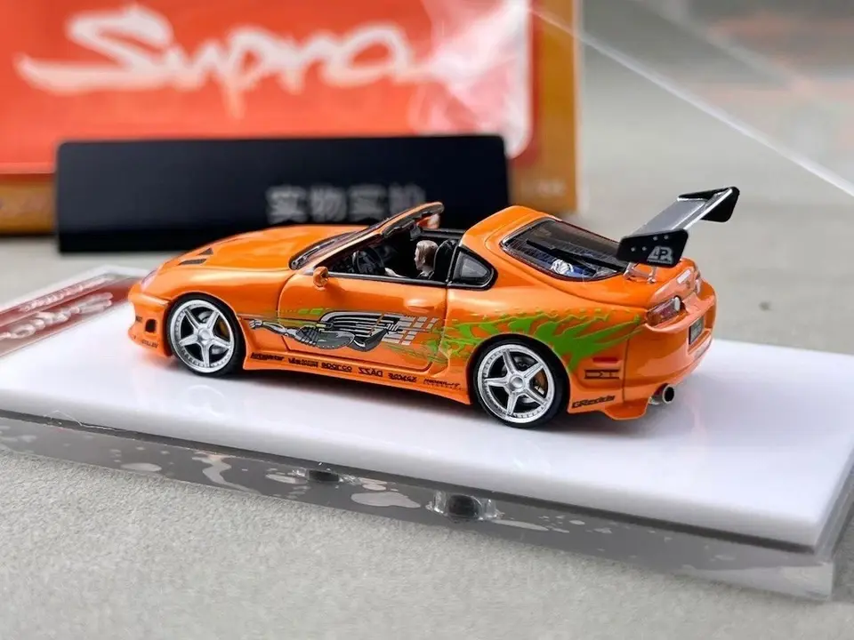 Thumbnail: TOYOTA SUPRA TARGA TOP FAST & FURIOUS WITH PAUL WALKER 1/64 CAR BY FAST SPEED