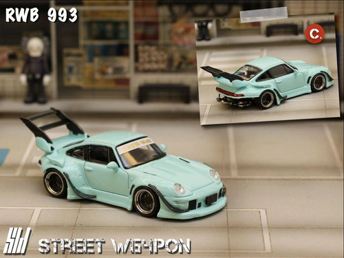 TIME Model 1/64 RWB 993 緑色 GREEN GLITTER TIME Model 1/64 RWB 993 緑色 GREEN GLITTER TIME Model 1/64 RWB 993
