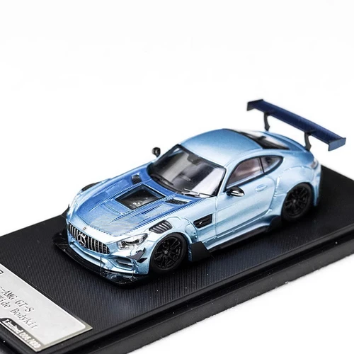 MERCEDES BENZ AMG GT S BLUE 1/64 DIECAST CAR MODEL BY RHINO MODELS