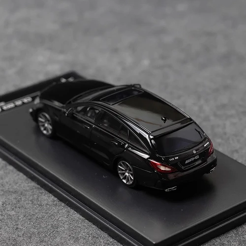 MERCEDES BENZ CLS 63 AMG SHOOTING BRAKE BLACK 1/64 DIECAST CAR BY