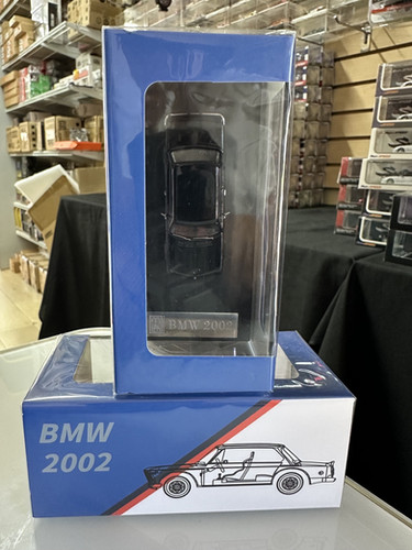 BMW 2002 TURBO BLACK 1/64 DIECAST CAR MODEL BY YS MODELS | JVK Toys