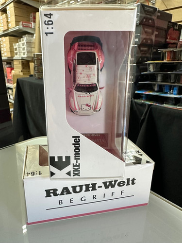 PORSCHE RWB 964 HELLO KITTY 1/64 DIECAST CAR BY XKE MODEL | JVK Toys
