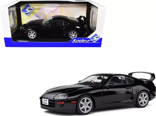 1993 TOYOTA SUPRA MK4 A80 RHD ASTRAL BLACK 1/18 DIECAST CAR BY