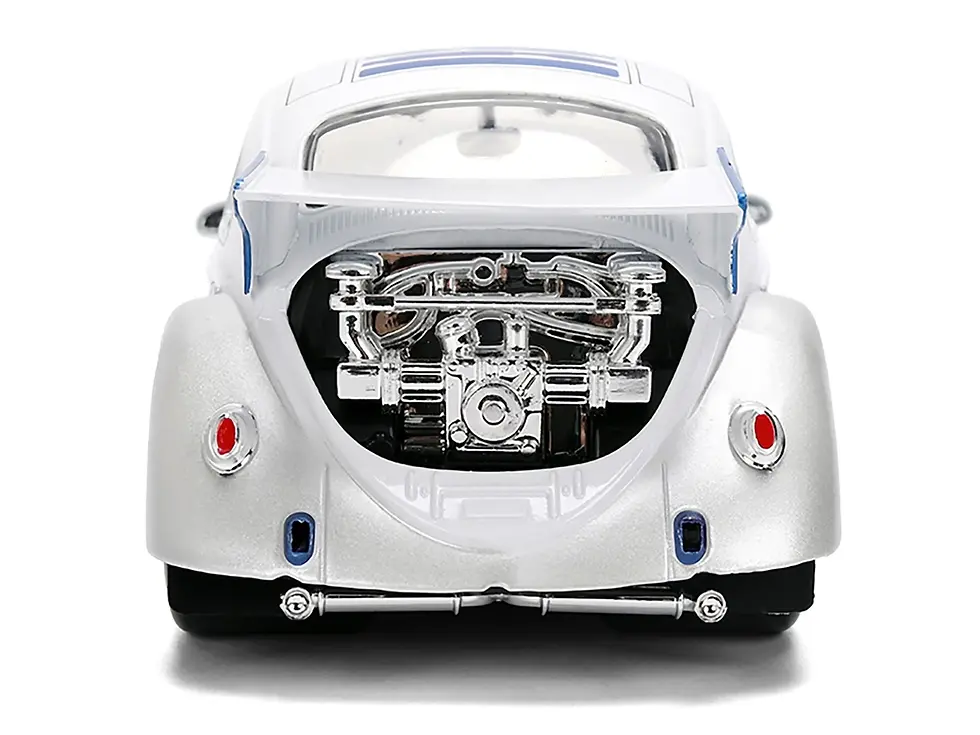 Thumbnail: 1959 VOLKSWAGEN DRAG BEETLE & R2-D2 FIGURE STAR WARS 1/24 BY JADA 36912