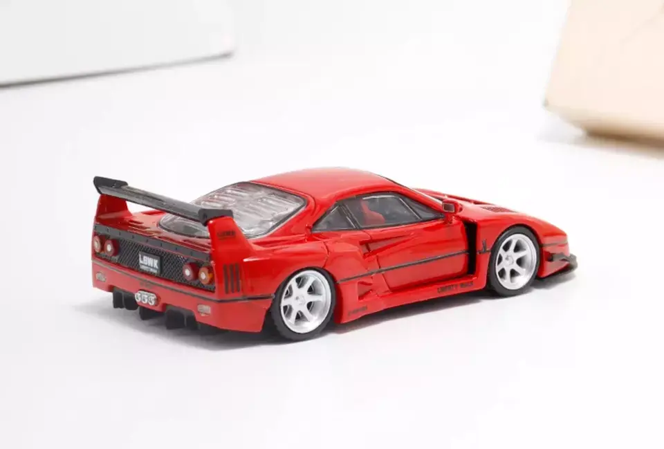 FERRARI F40 LB-WORKS LBWK RED 1/64 SCALE DIECAST CAR MODEL