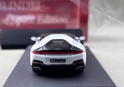 FERRARI 12 CILINDRI YEAR OFTHE HORSE WHITE 1/64 DIECAST CAR BY