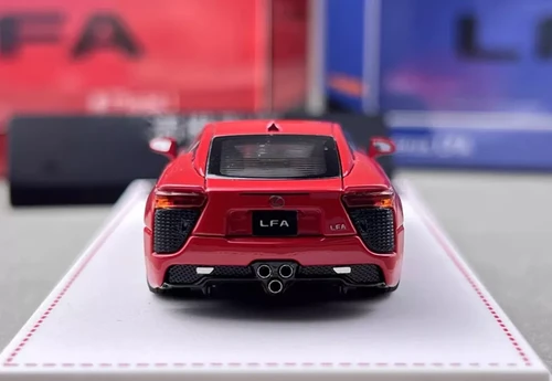LEXUS LFA RED HOOD OPENS 1/64 DIECAST CAR MODEL BY MODEL 1 FOCAL