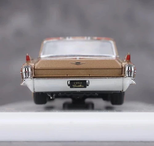 CADILLAC DEVILLE LOWRIDER METALLIC RED COPPER 1/64 DIECAST CAR BY