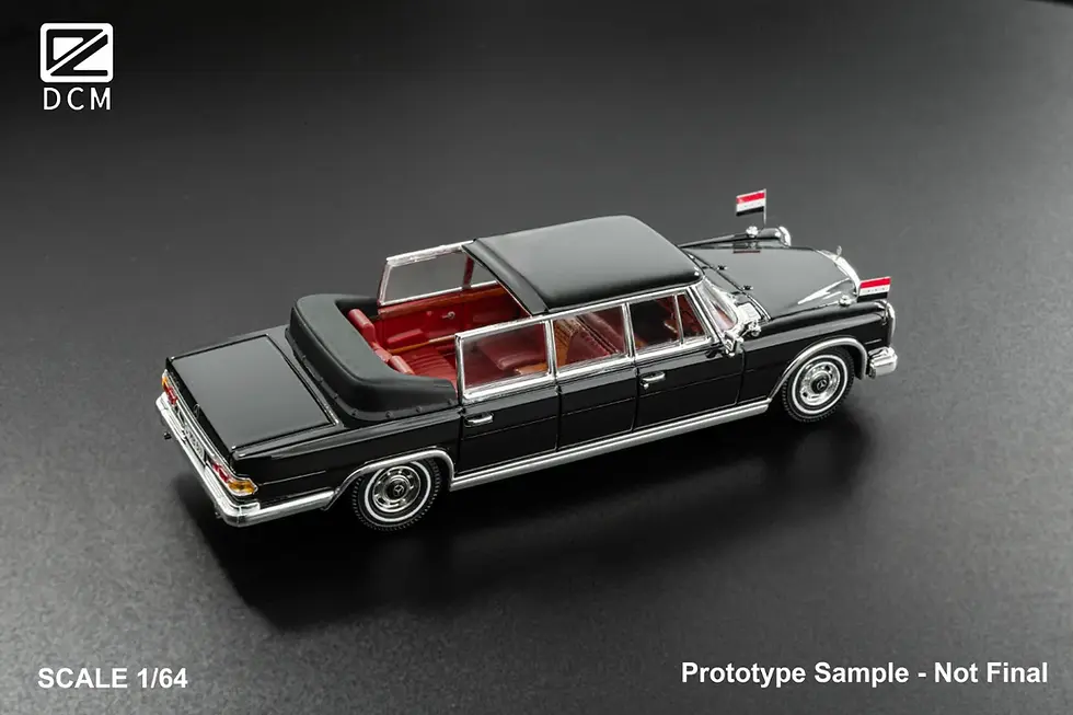 Thumbnail: MERCEDES BENZ PULLMAN S600 PRESIDENTIAL LIMOUSINE 1/64 DIECAST CAR BY DCM