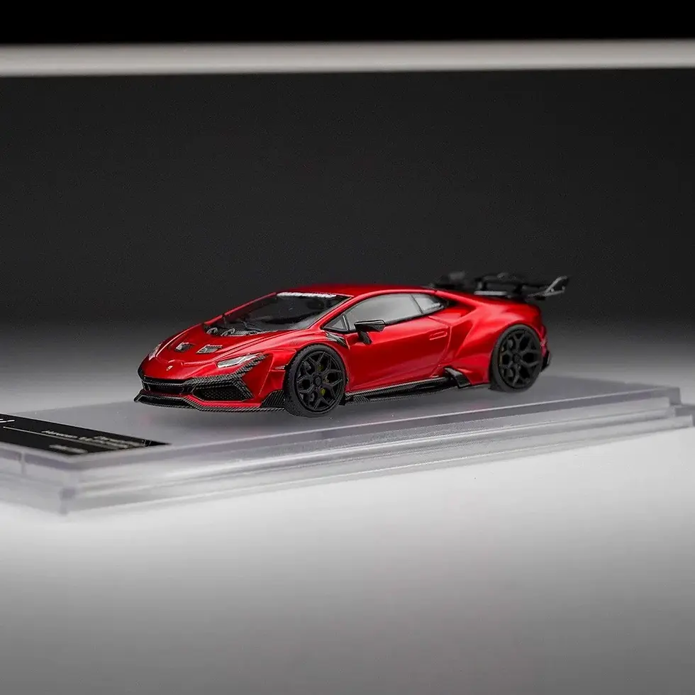 Thumbnail: LAMBORGHINI HURACAN DARWIN PRO TRANSPARENT RED 1/64 DIECAST CAR BY KING MODEL