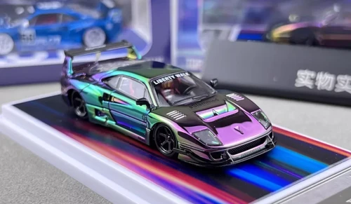 ミニカー TOP ART LB-Works F40 Kinetic Chrome 1/64 FERRARI F40 LBWK LIBERTY WALK KINETIC CHROME 1/64 DIECAST CAR