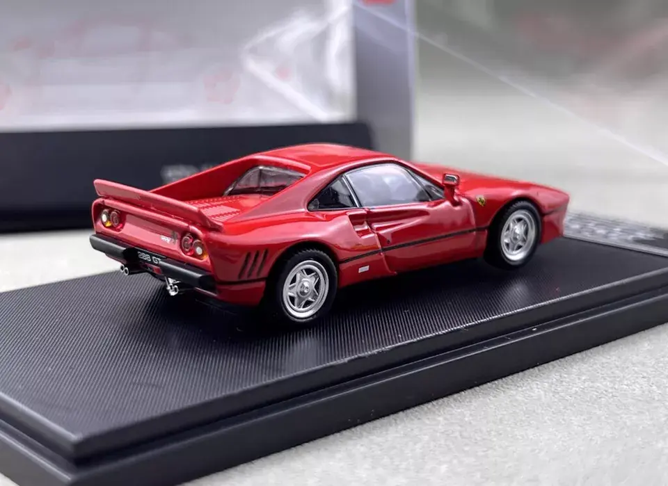 Thumbnail: FERRARI 288 GTO RED HOOD OPENS 1/64 DIECAST CAR BY HONE MODEL