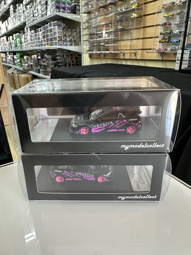 HONDA CIVIC EG6 ROCKET BUNNY MONSTER LIVERY PINK 1/64