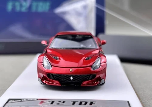 FERRARI F12 TDF ROSSO BERLINETTA HOOD OPENS 1/64 CAR BY STANCE